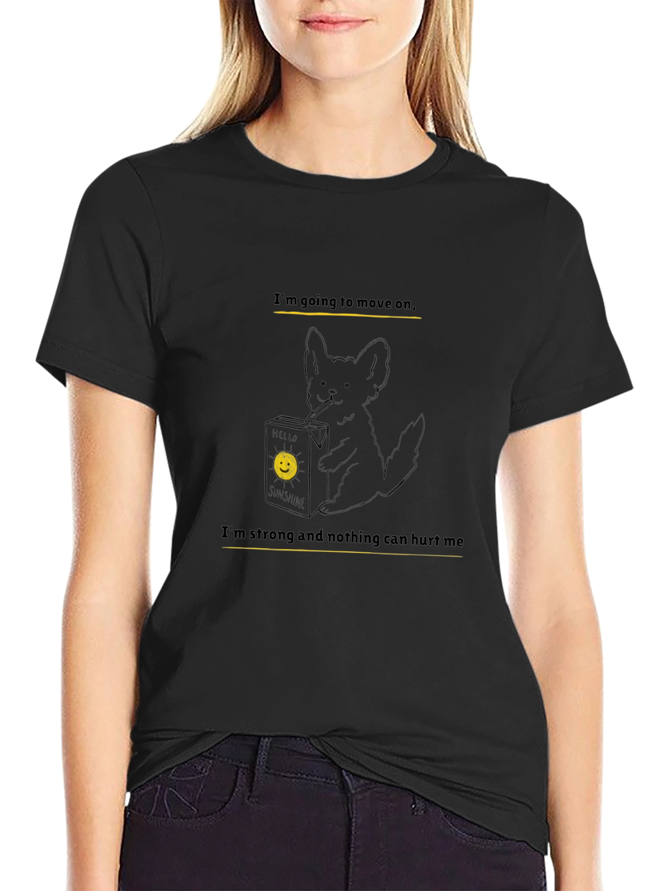 Motivational Graphic T-Shirt: Move On