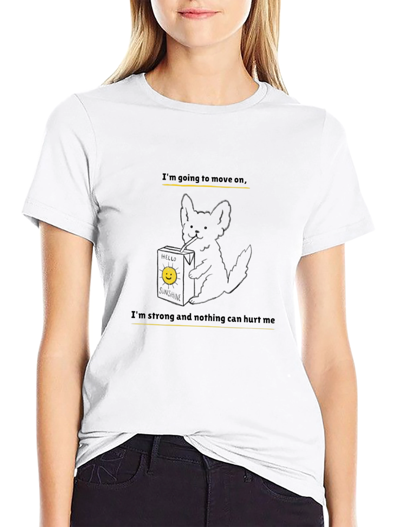 Motivational Graphic T-Shirt: Move On