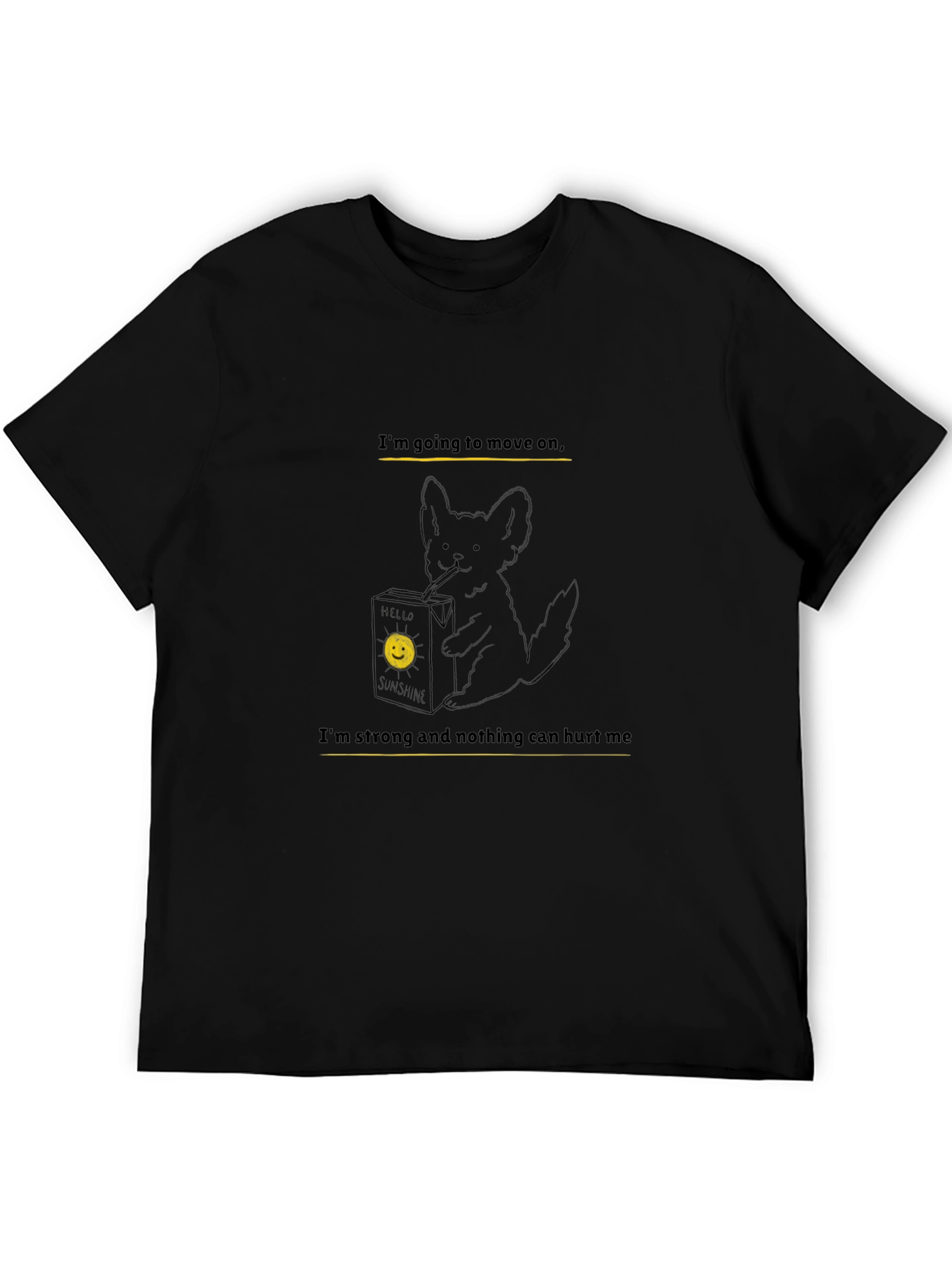 Motivational Graphic T-Shirt: Move On