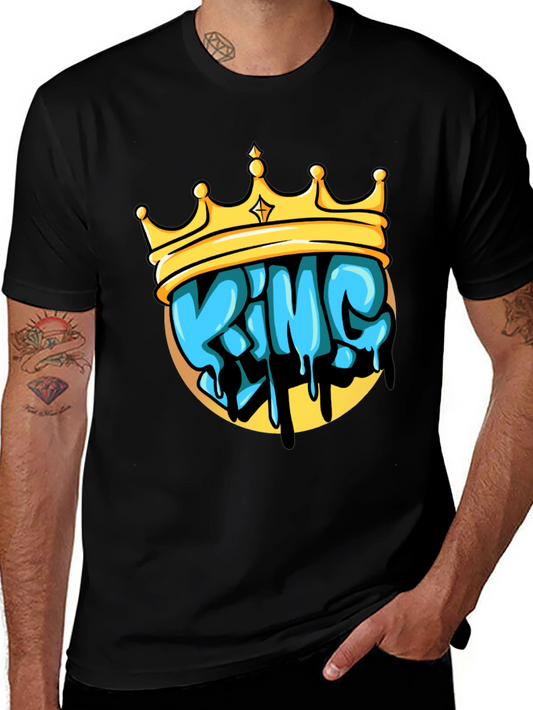 King Crown Graphic Tee - Mens Black T-Shirt
