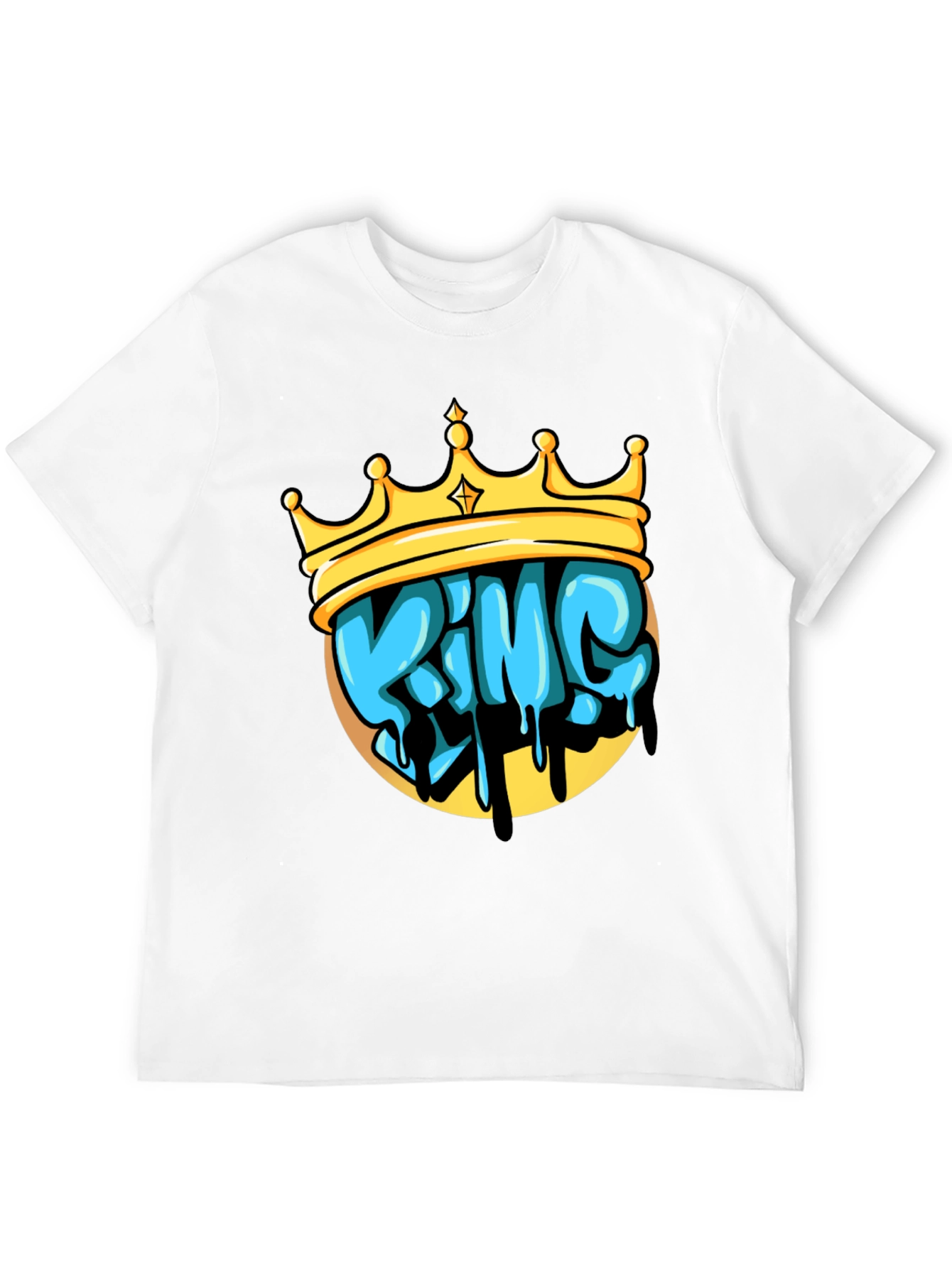 King Crown Graphic Tee - Mens Black T-Shirt