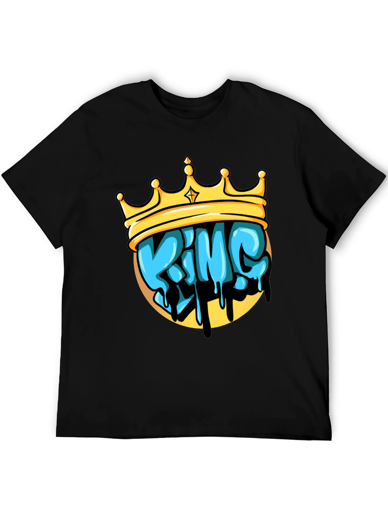 King Crown Graphic Tee - Mens Black T-Shirt