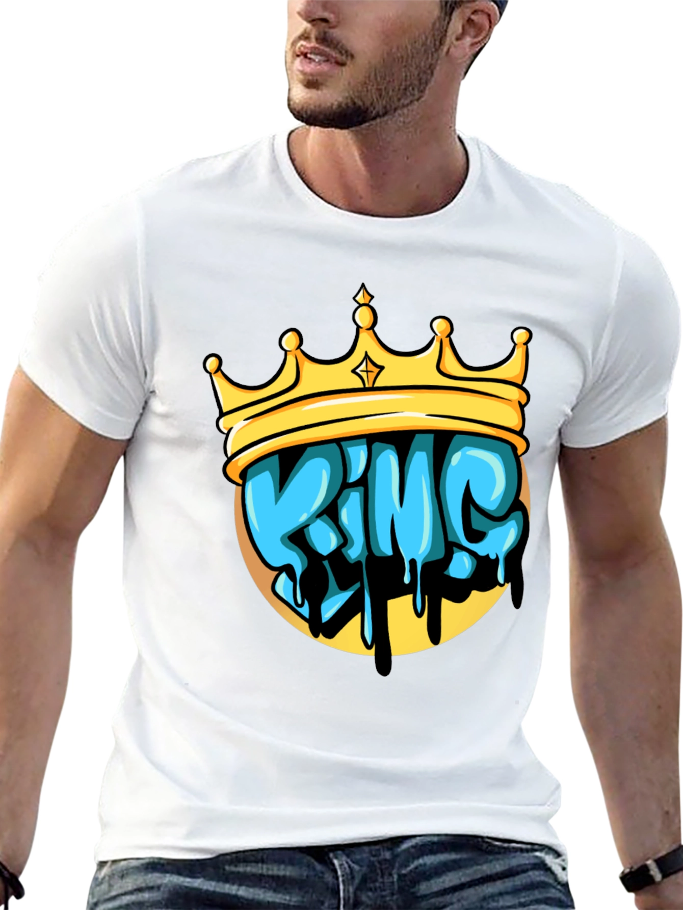 King Crown Graphic Tee - Mens Black T-Shirt