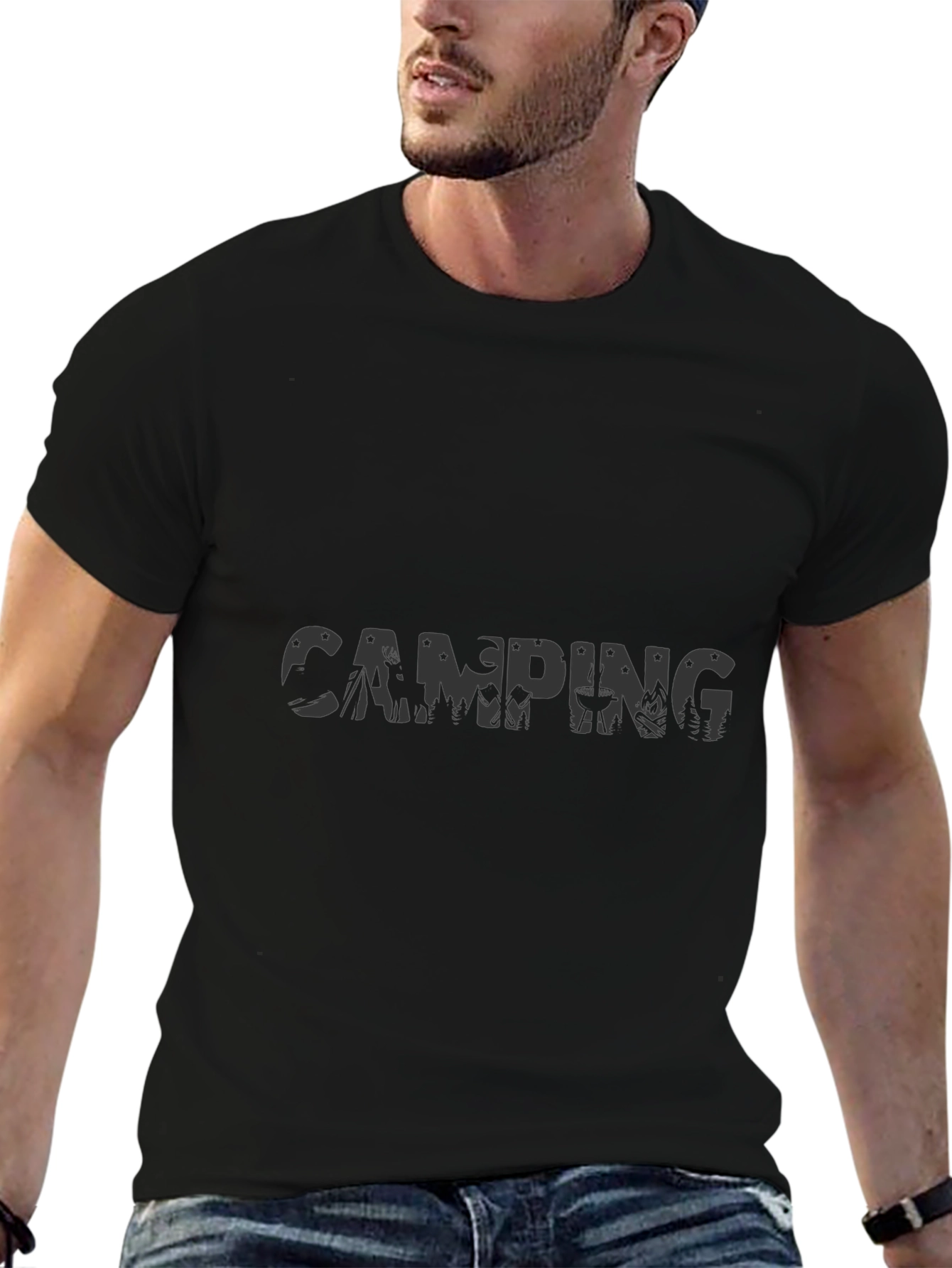 Camping Graphic Tee - Adventure Ready!