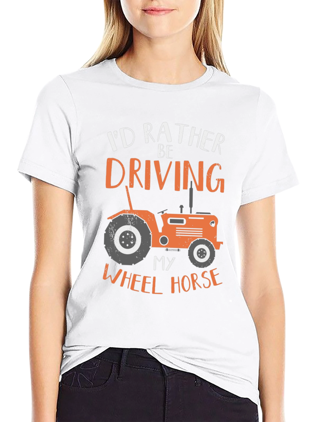 Driving Tractor T-Shirt - Wheel Horse Tee
