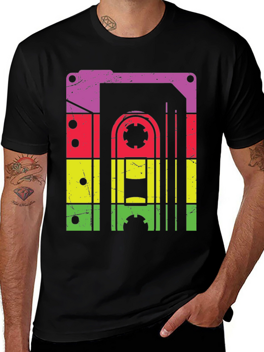 Retro Cassette Tape T-Shirt - Vintage Music Lover Tee