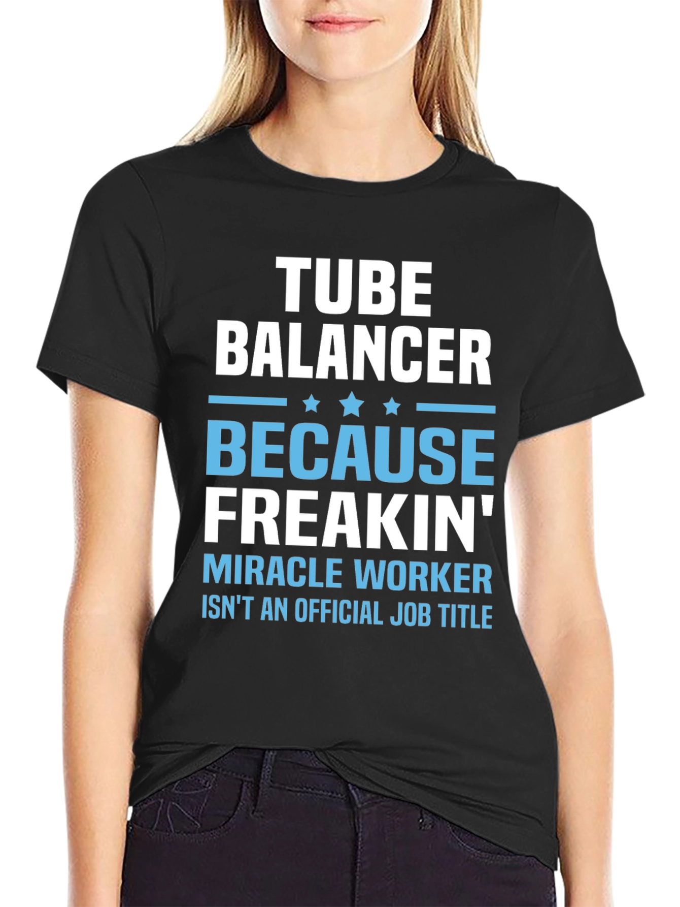 Tube Balancer Funny Job Title T-Shirt