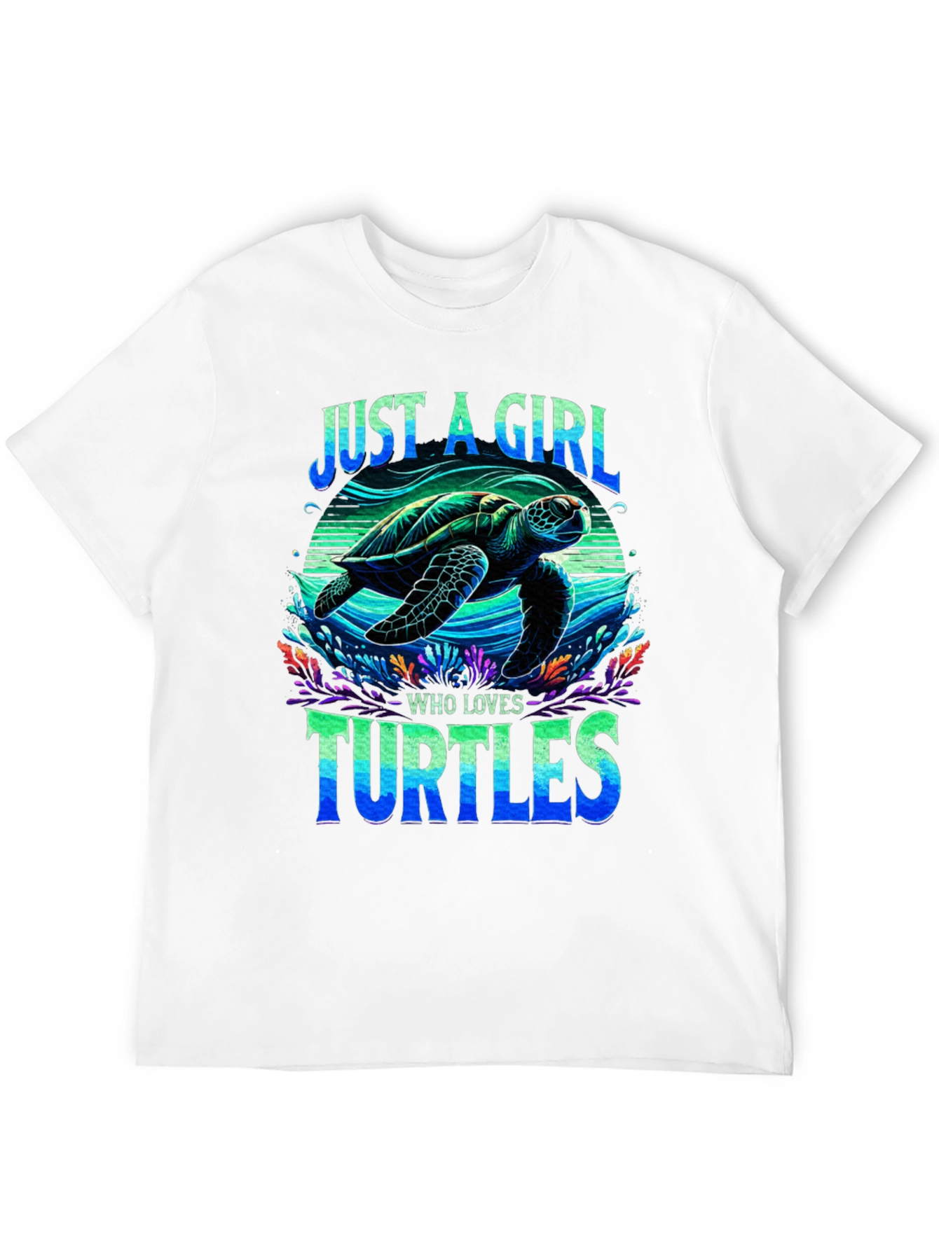 Just a Girl Who Loves Turtles T-Shirt