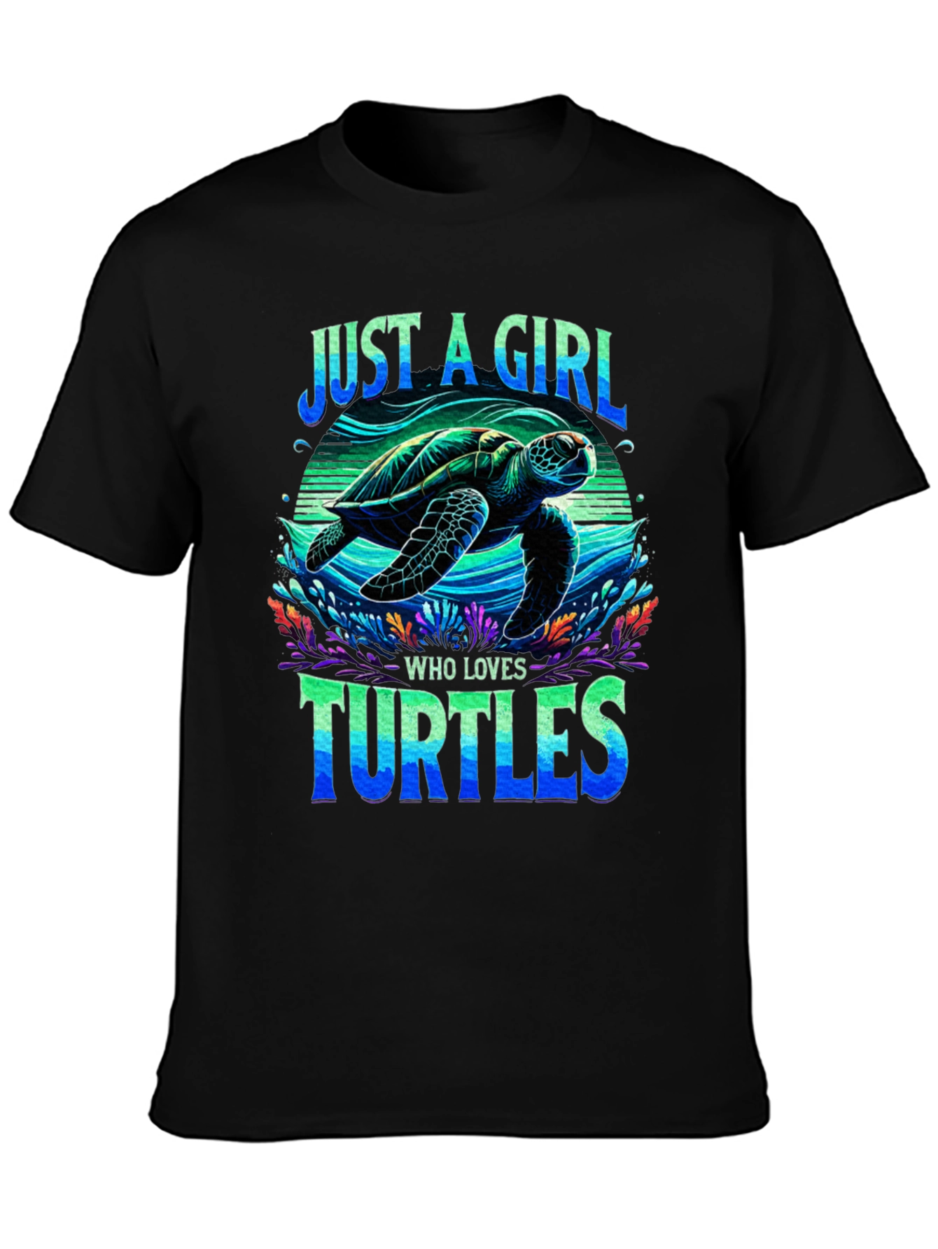 Just a Girl Who Loves Turtles T-Shirt