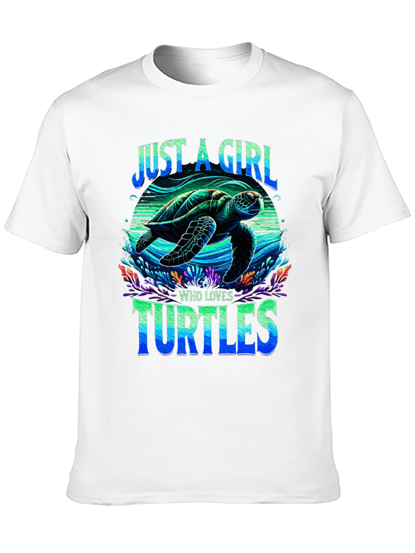 Just a Girl Who Loves Turtles T-Shirt