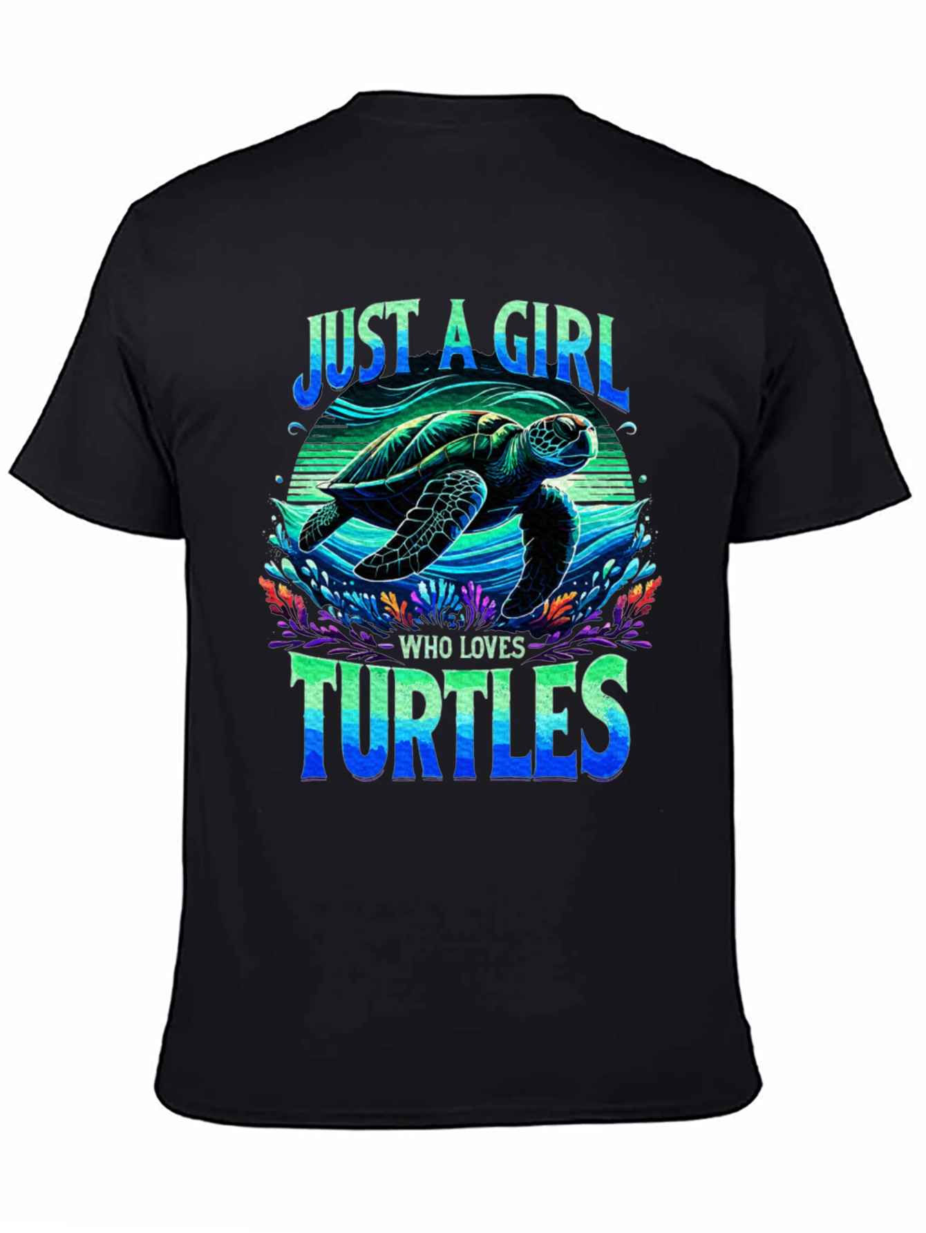 Just a Girl Who Loves Turtles T-Shirt