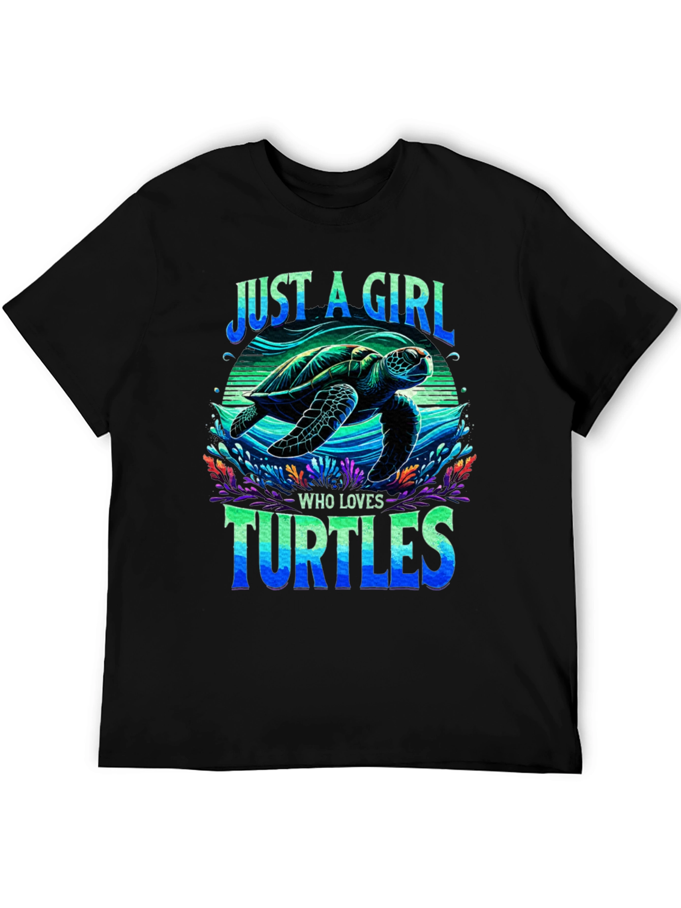 Just a Girl Who Loves Turtles T-Shirt