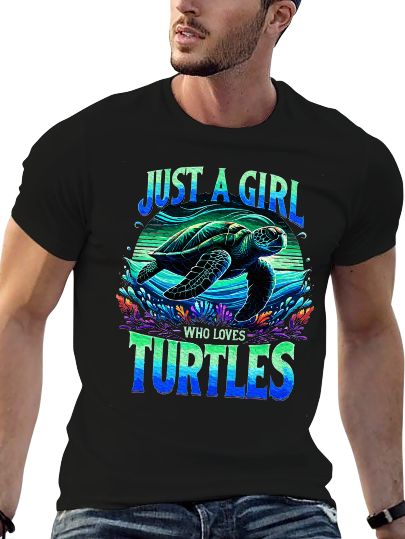 Just a Girl Who Loves Turtles T-Shirt