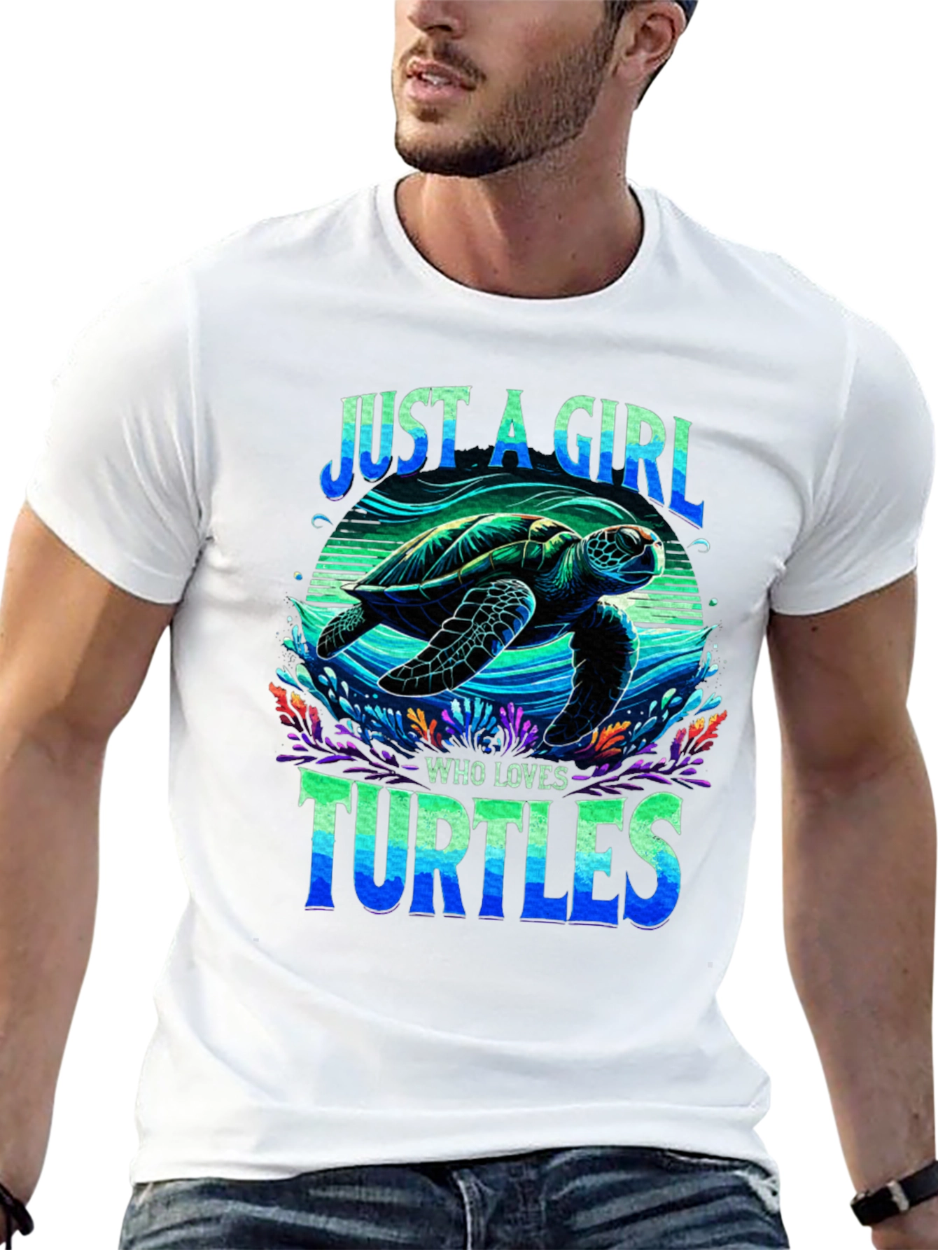 Just a Girl Who Loves Turtles T-Shirt