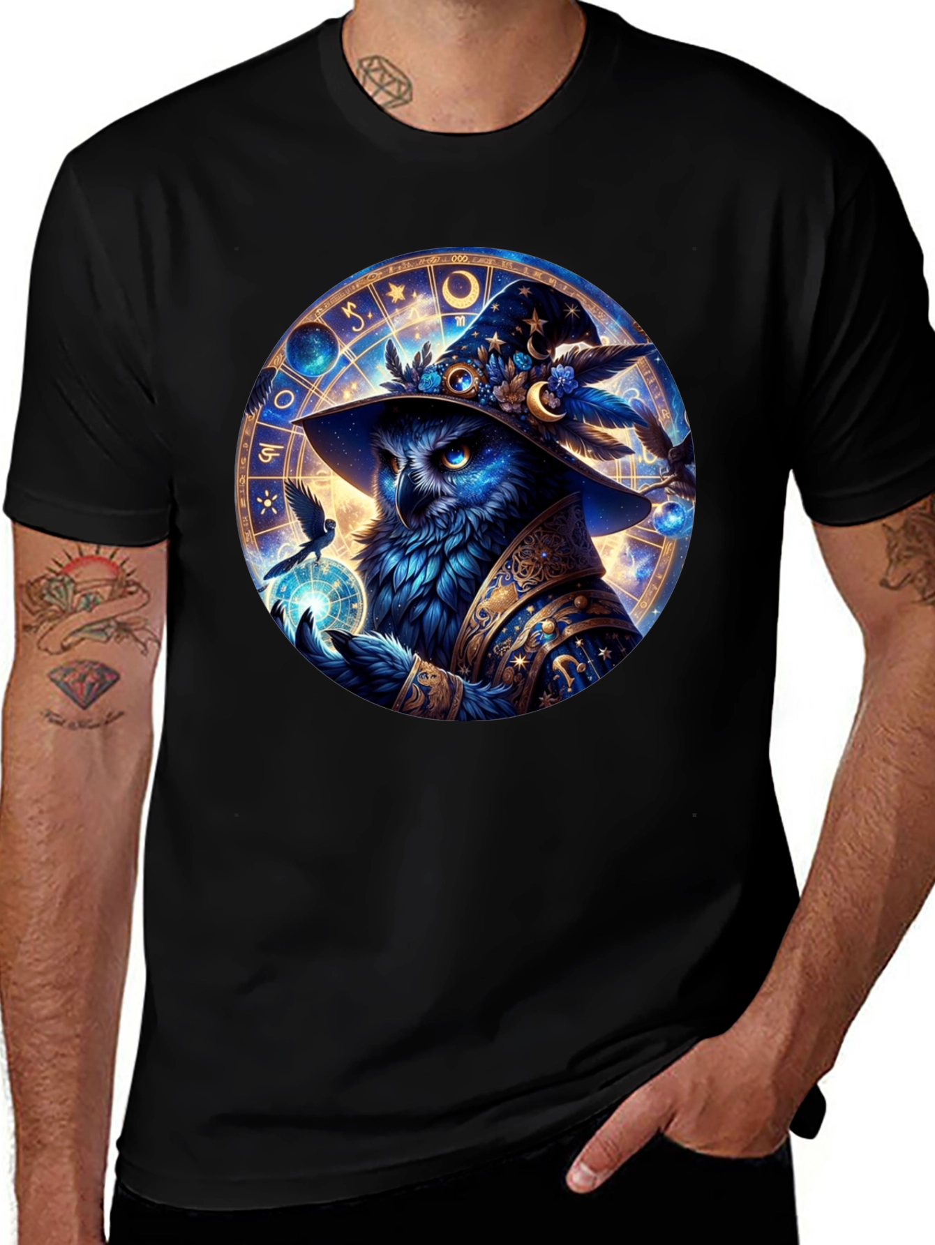 Wizard Owl T-Shirt | Unique Graphic Tee