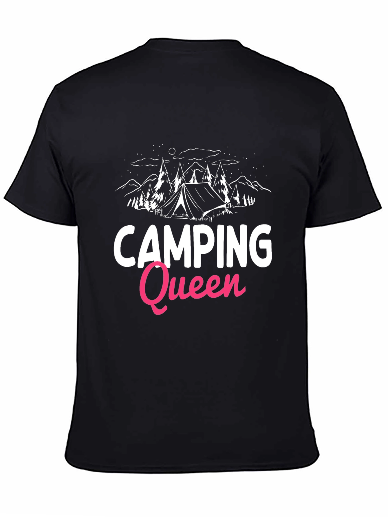 Camping Queen Graphic Tee - Nature Lover T-Shirt