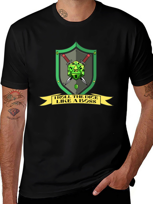 Troll the Dice Like a Boss Graphic Tee