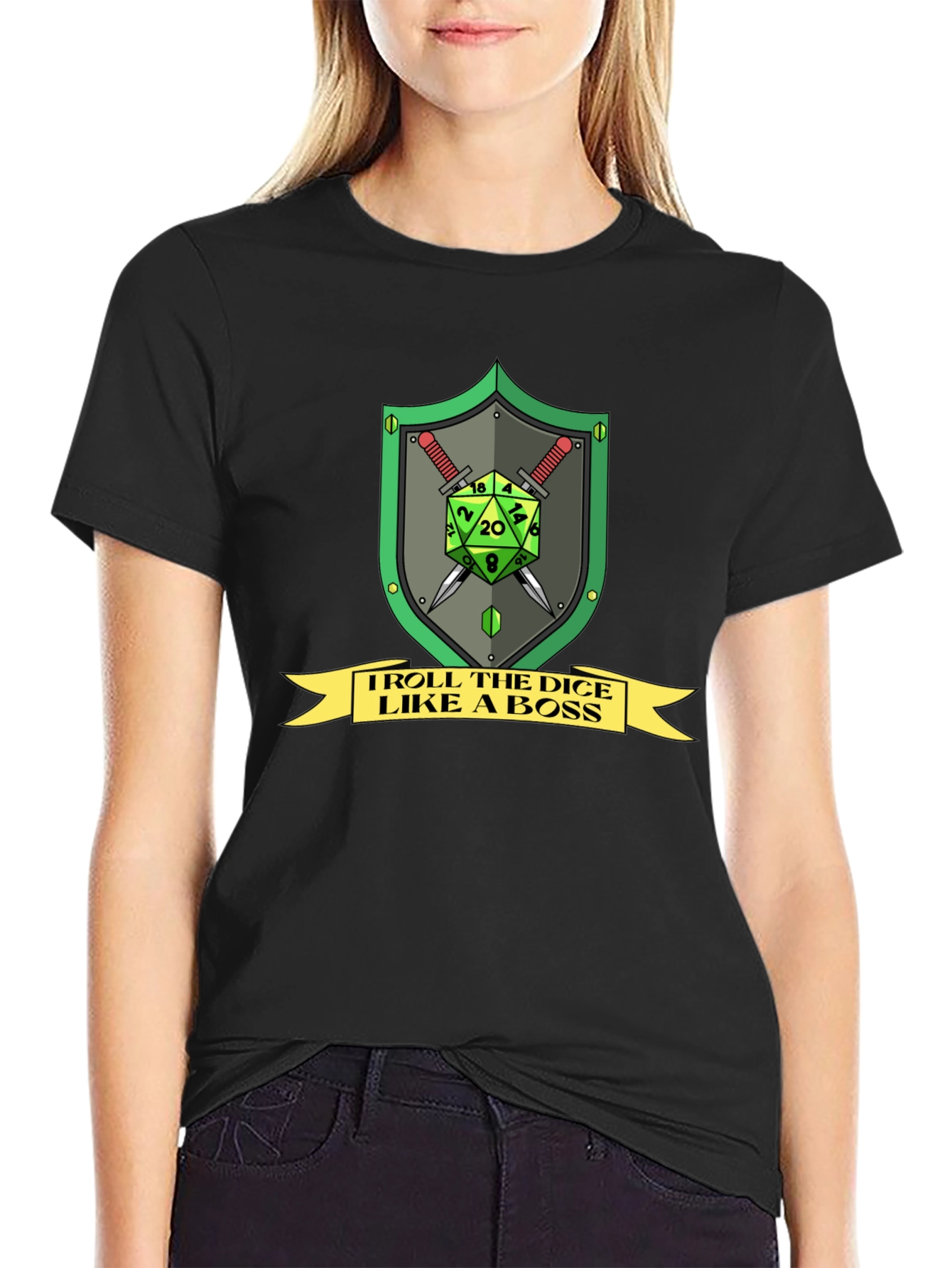 Troll the Dice Like a Boss Graphic Tee