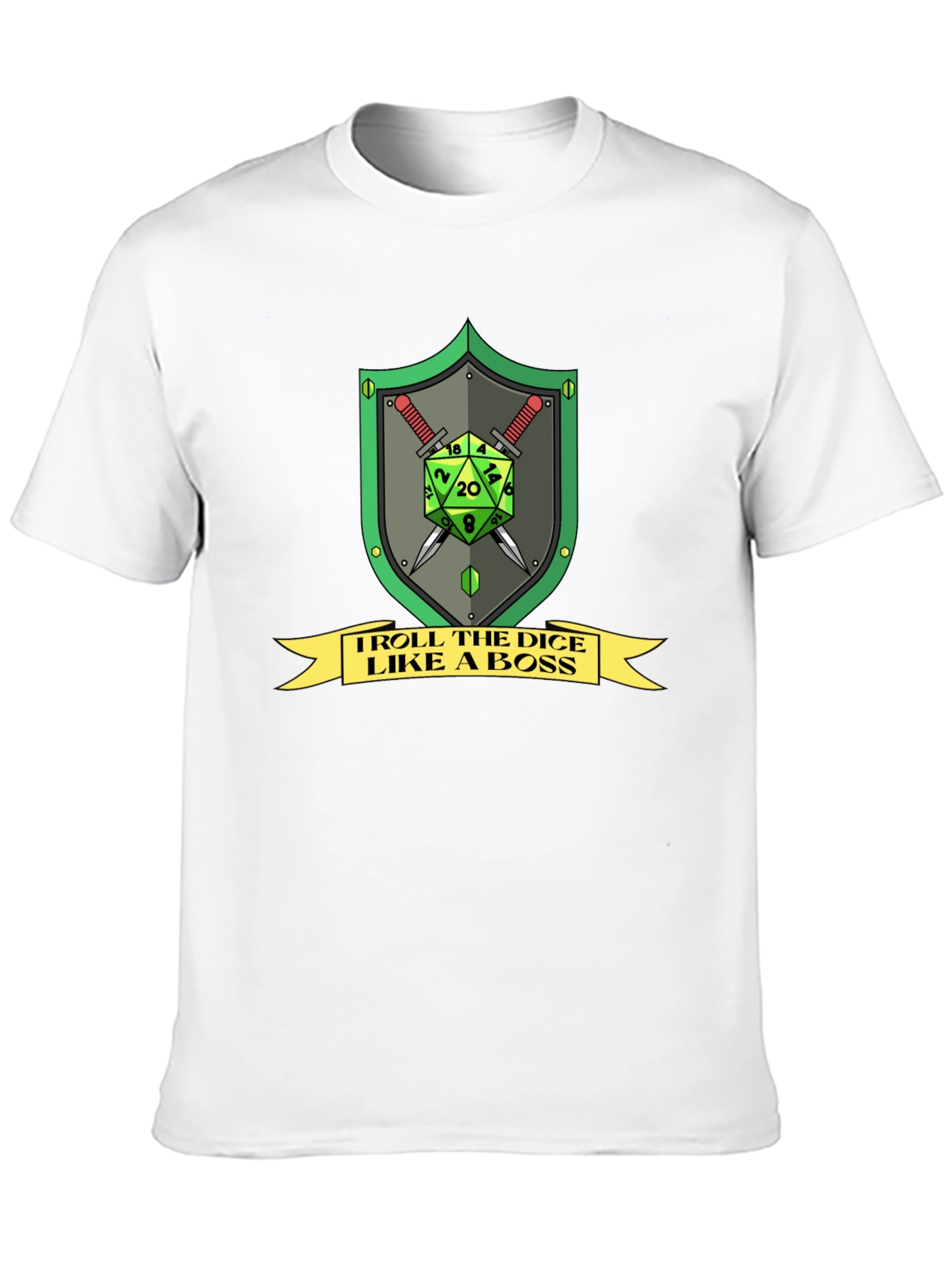 Troll the Dice Like a Boss Graphic Tee