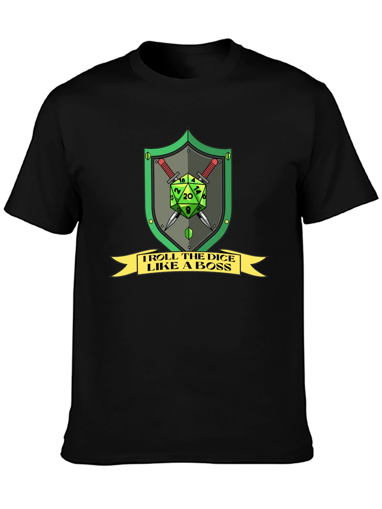 Troll the Dice Like a Boss Graphic Tee
