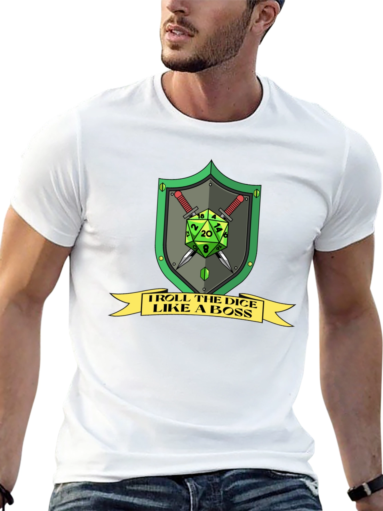 Troll the Dice Like a Boss Graphic Tee