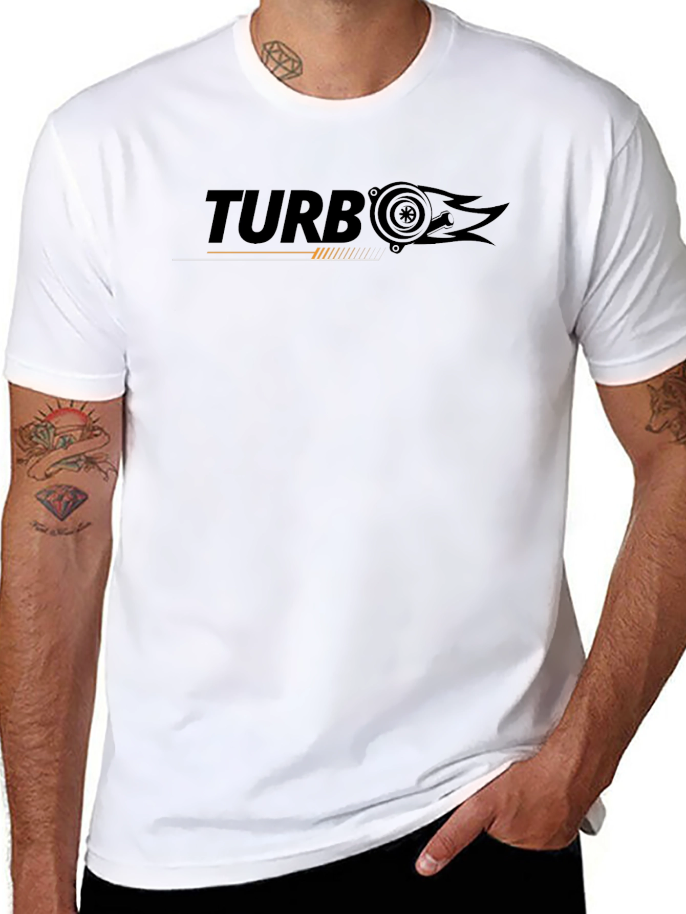 Turbo Graphic Tee - Speed Enthusiast Black T-Shirt