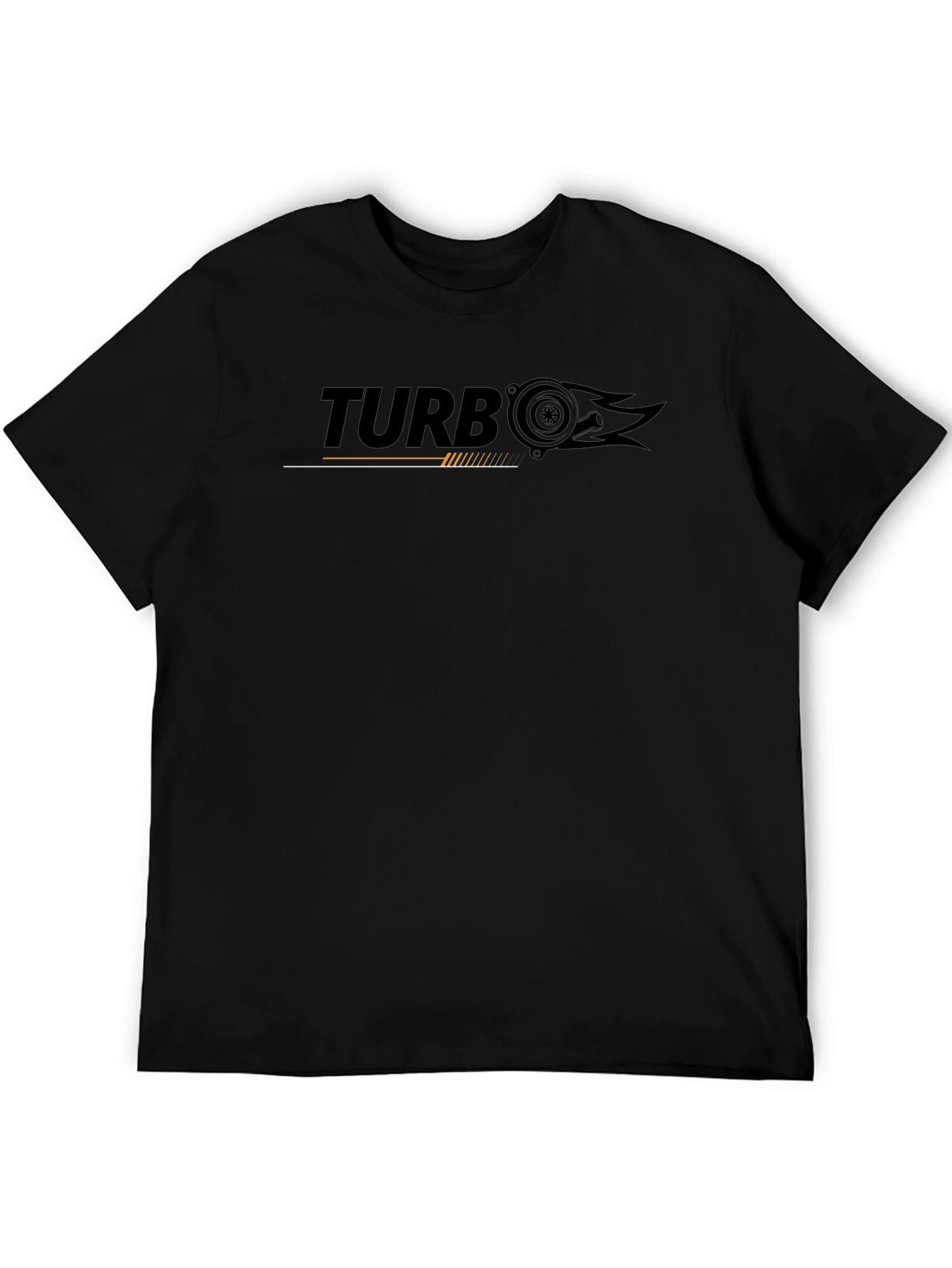 Turbo Graphic Tee - Speed Enthusiast Black T-Shirt