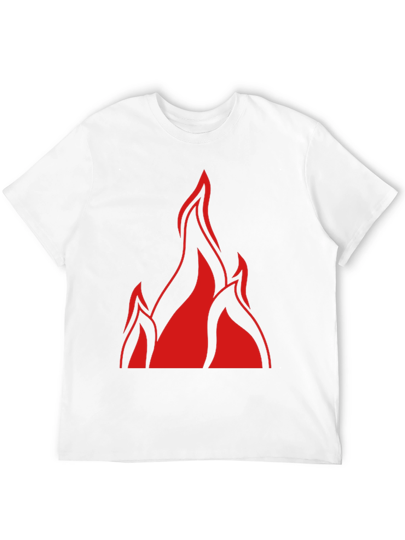 Flame Graphic Black T-Shirt
