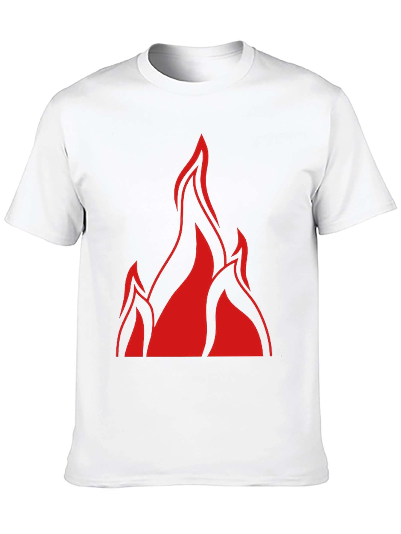 Flame Graphic Black T-Shirt