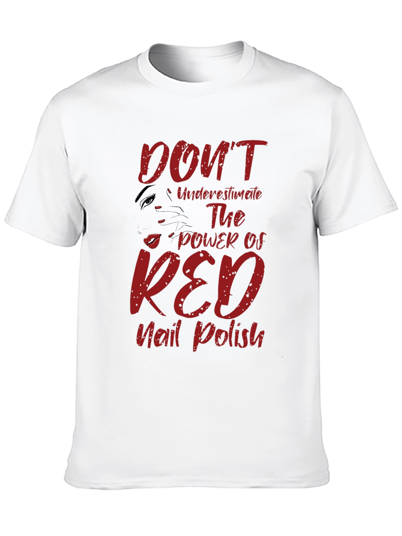Red Nail Polish Power T-Shirt