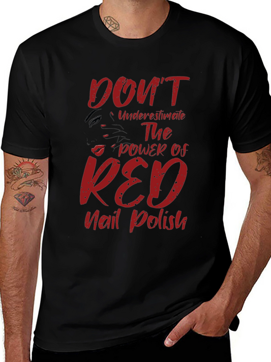 Red Nail Polish Power T-Shirt