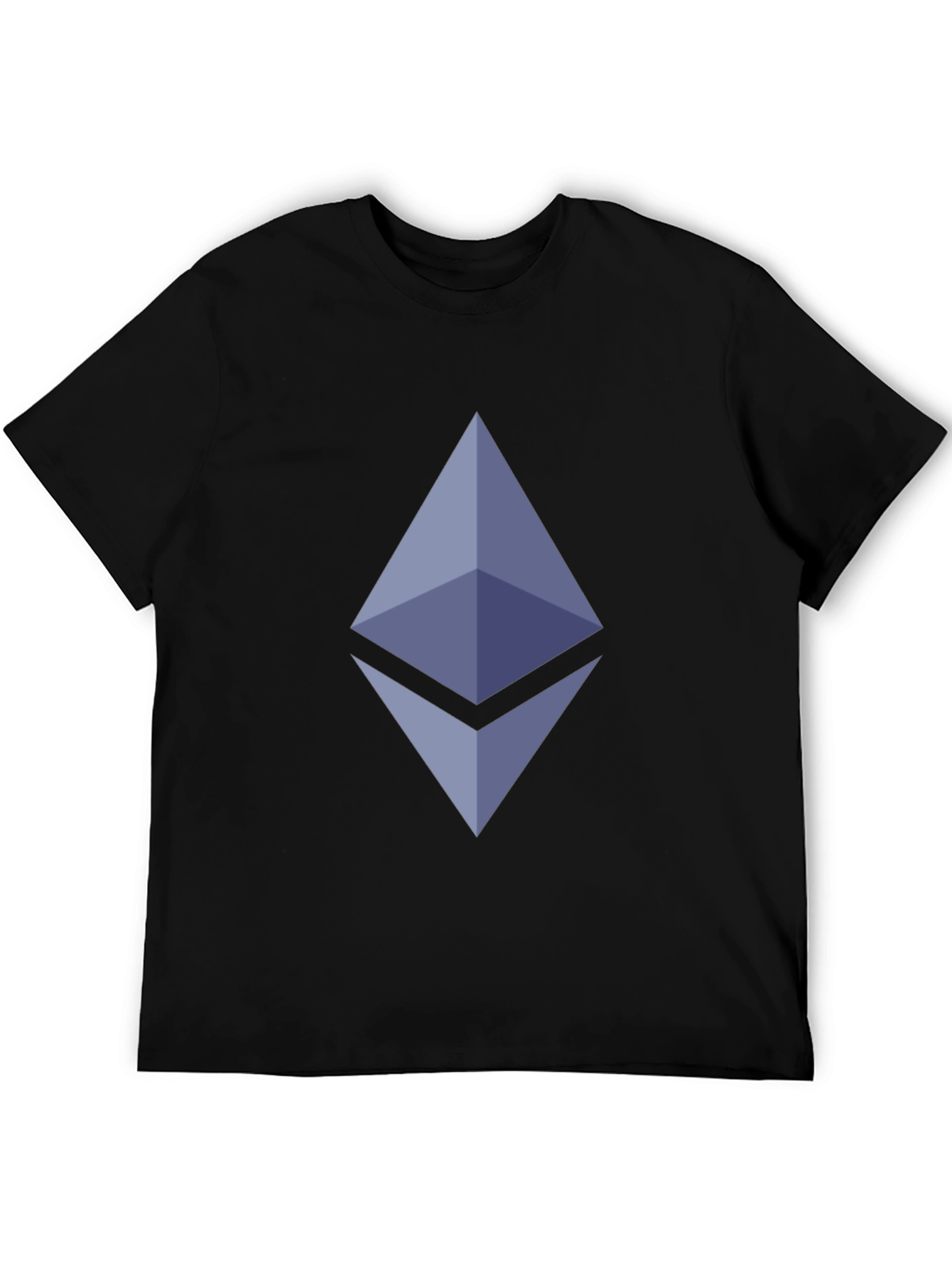 Ethereum Crypto Black T-Shirt - Modern Graphic Tee