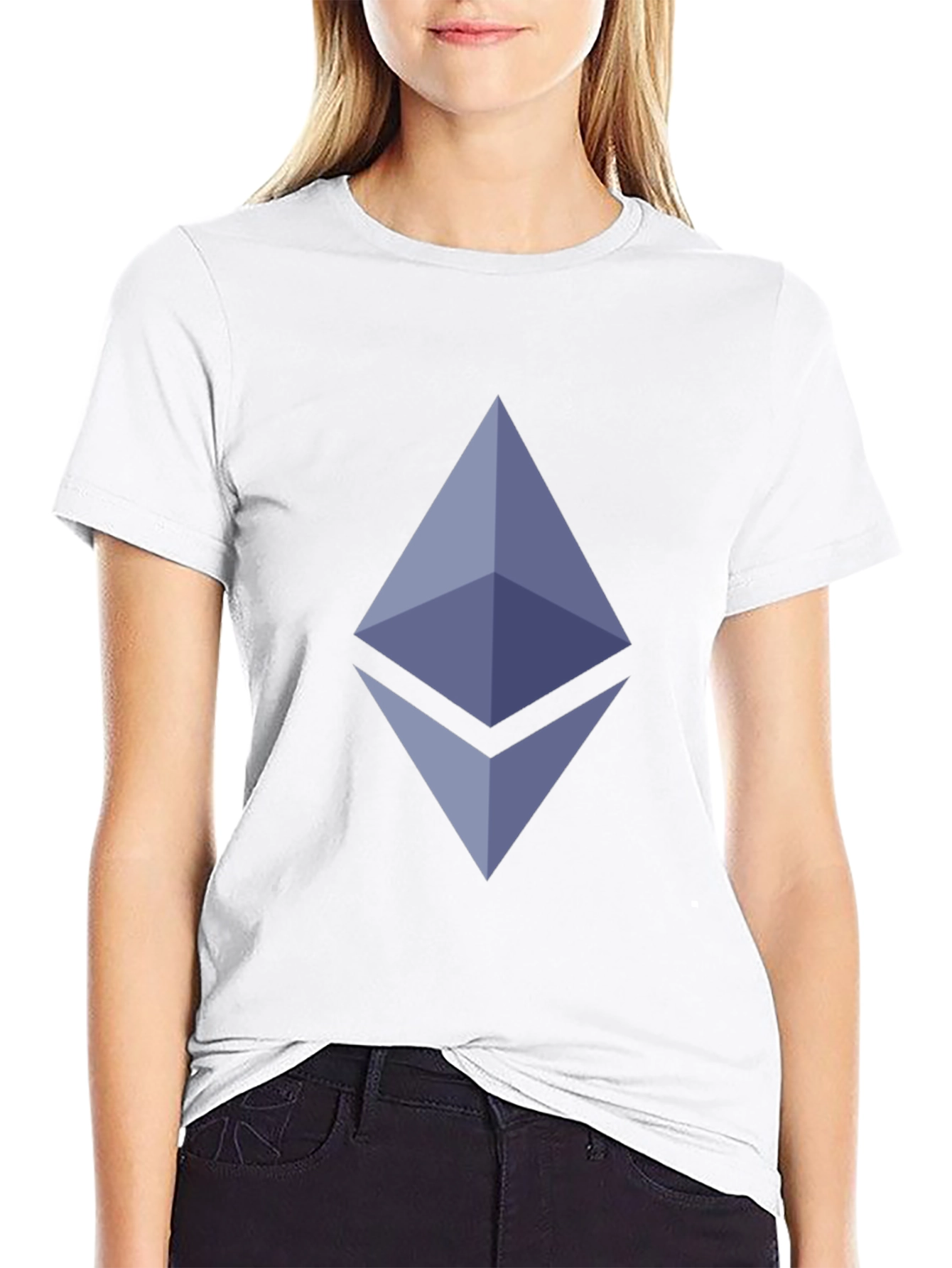 Ethereum Crypto Black T-Shirt - Modern Graphic Tee