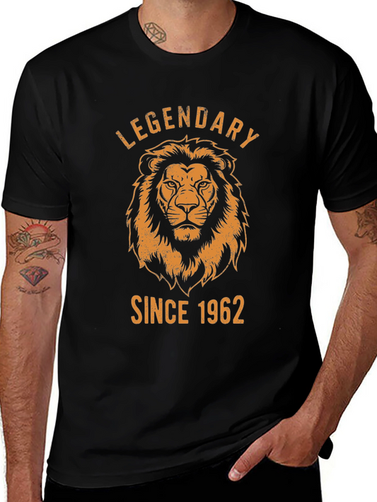 Legendary Since 1962 Lion Graphic Black T-Shirt
