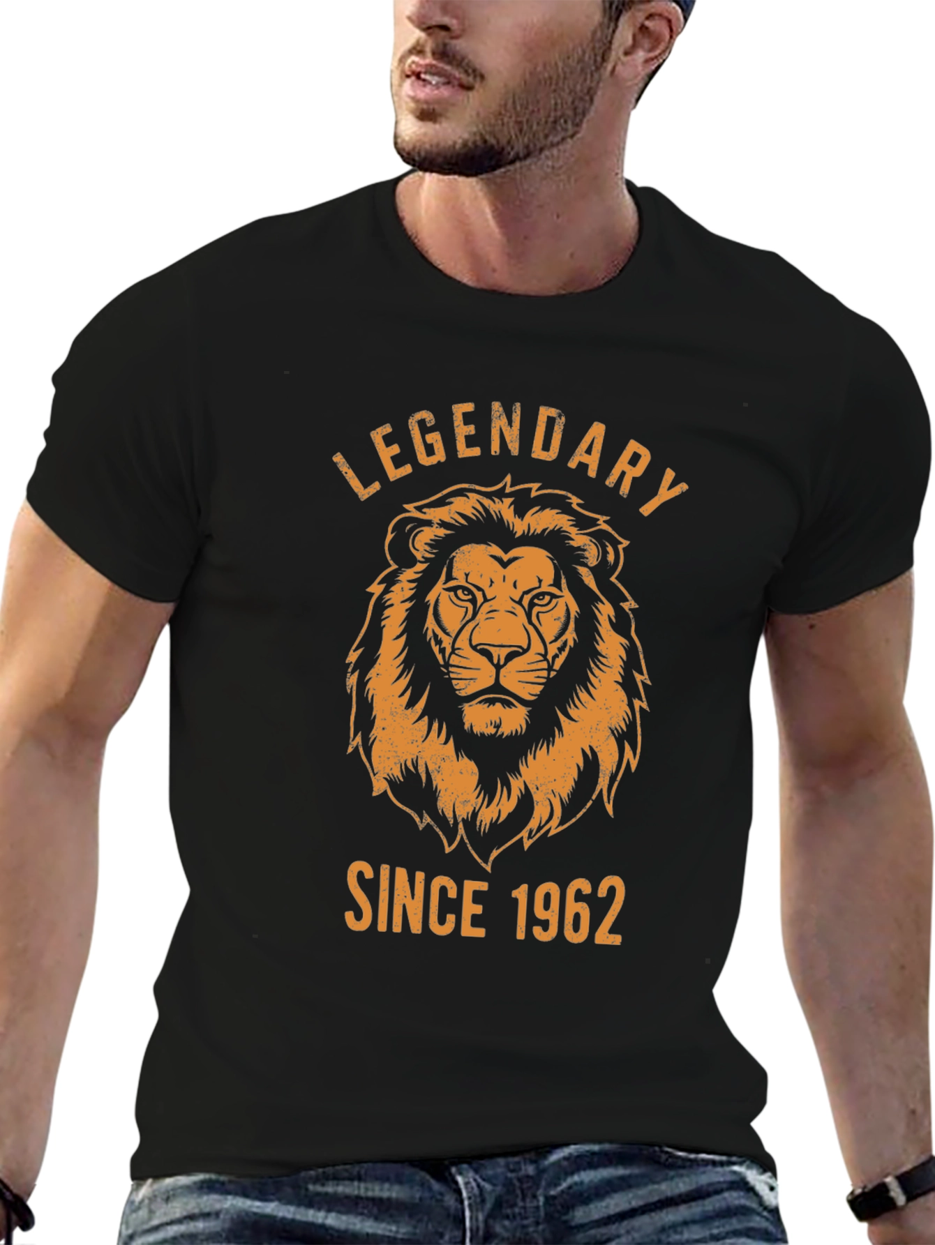 Legendary Since 1962 Lion Graphic Black T-Shirt