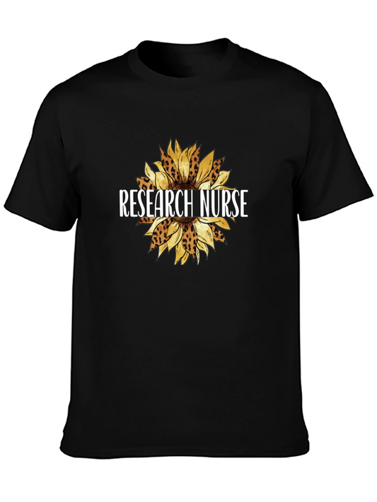 Research Nurse Sunflower Tee - Stylish Comfort