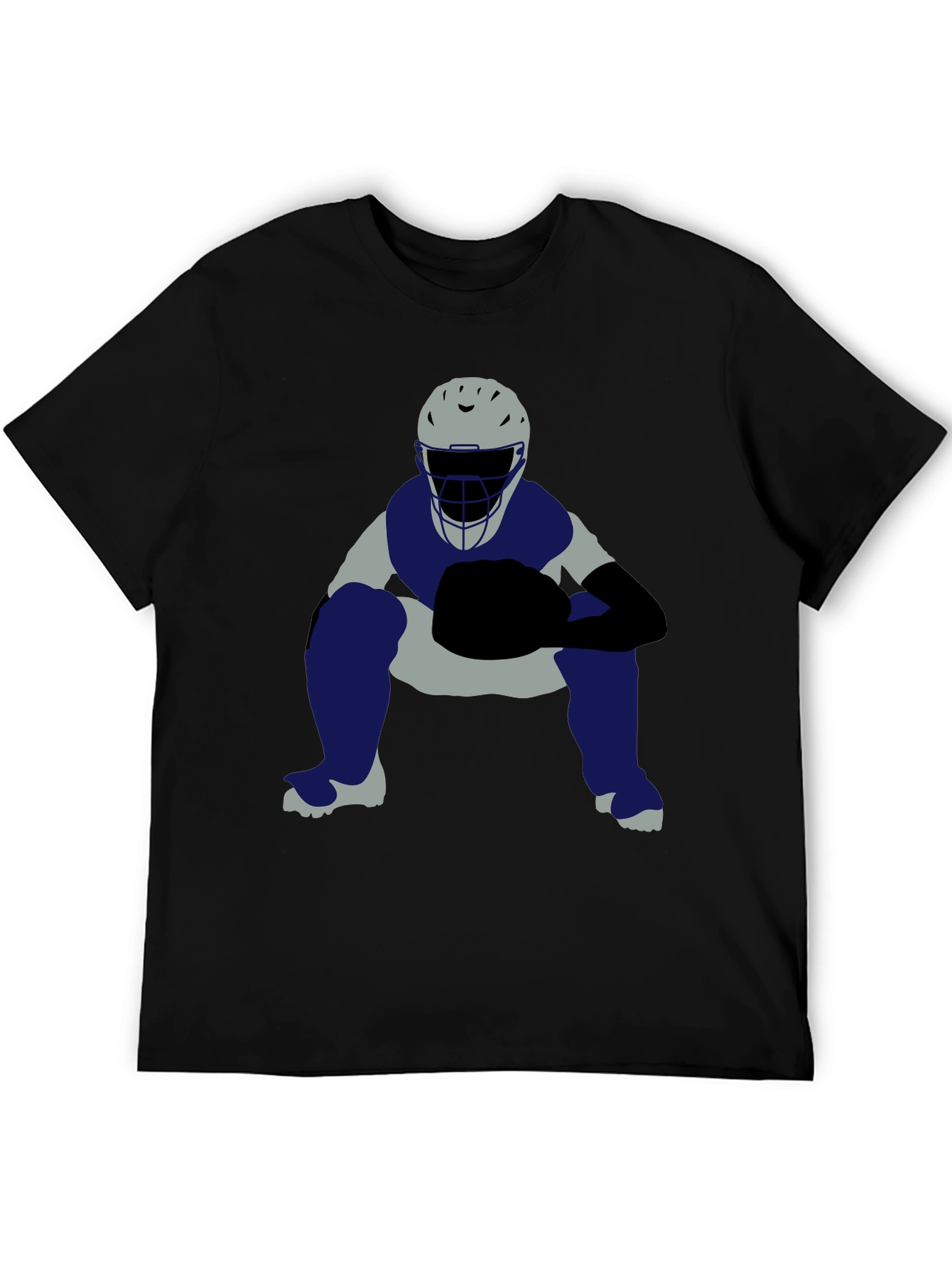 Baseball Catcher Graphic T-Shirt