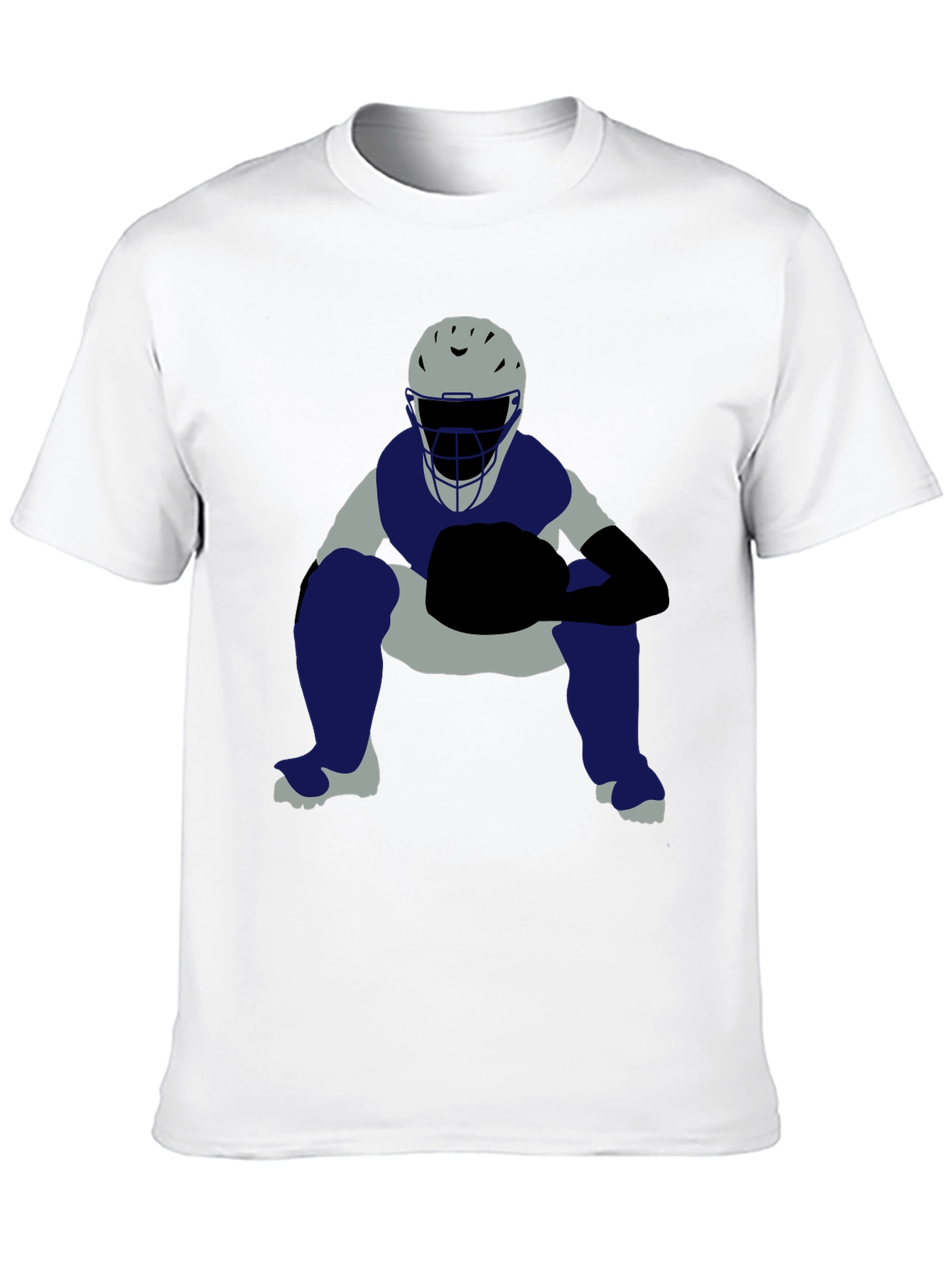 Baseball Catcher Graphic T-Shirt