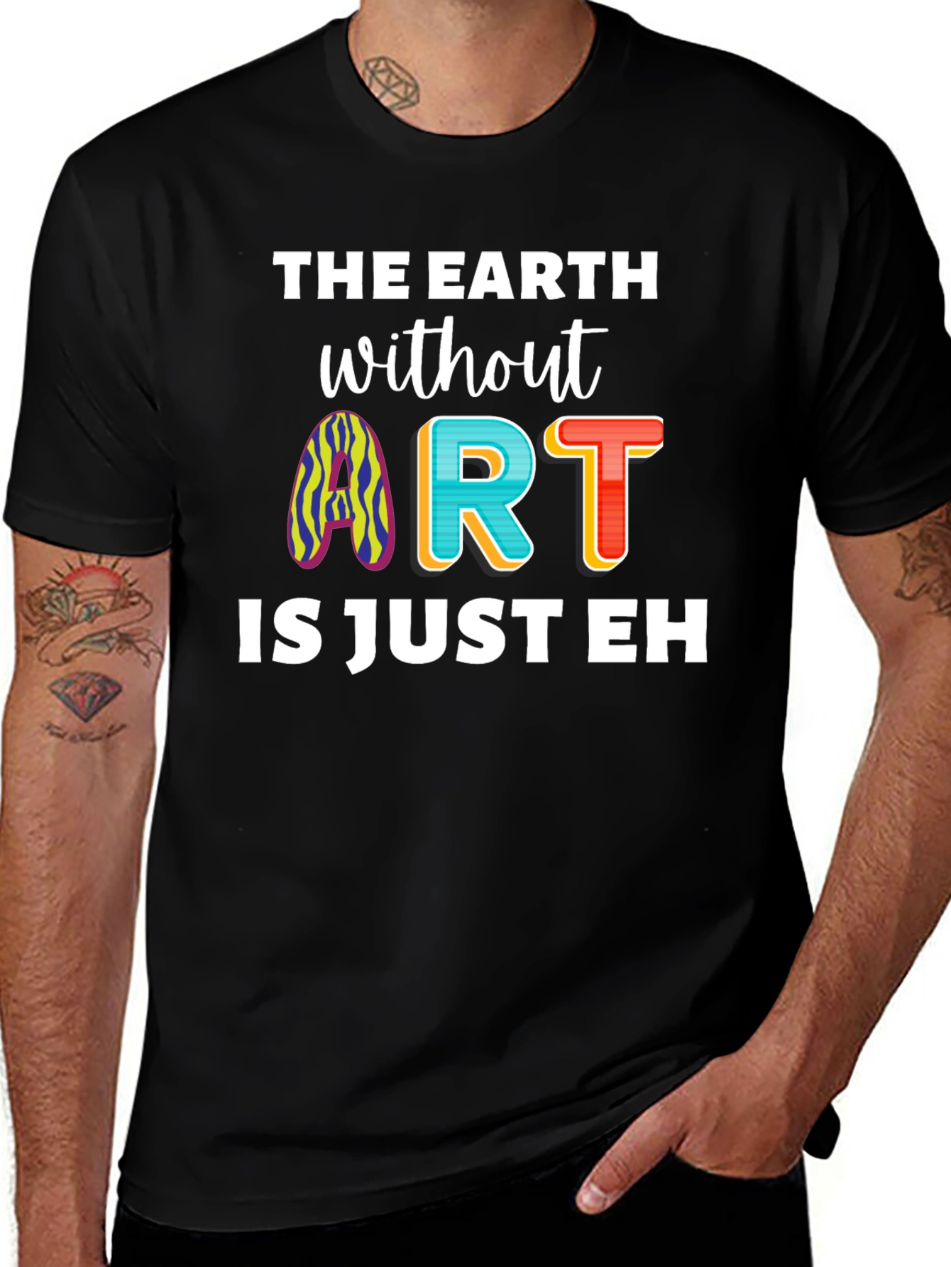 The Earth Without Art Mens Graphic T-Shirt
