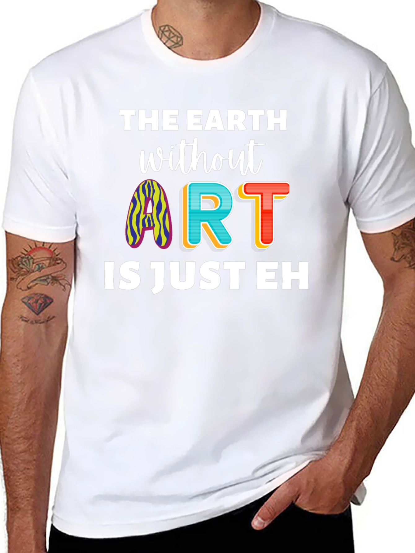 The Earth Without Art Mens Graphic T-Shirt