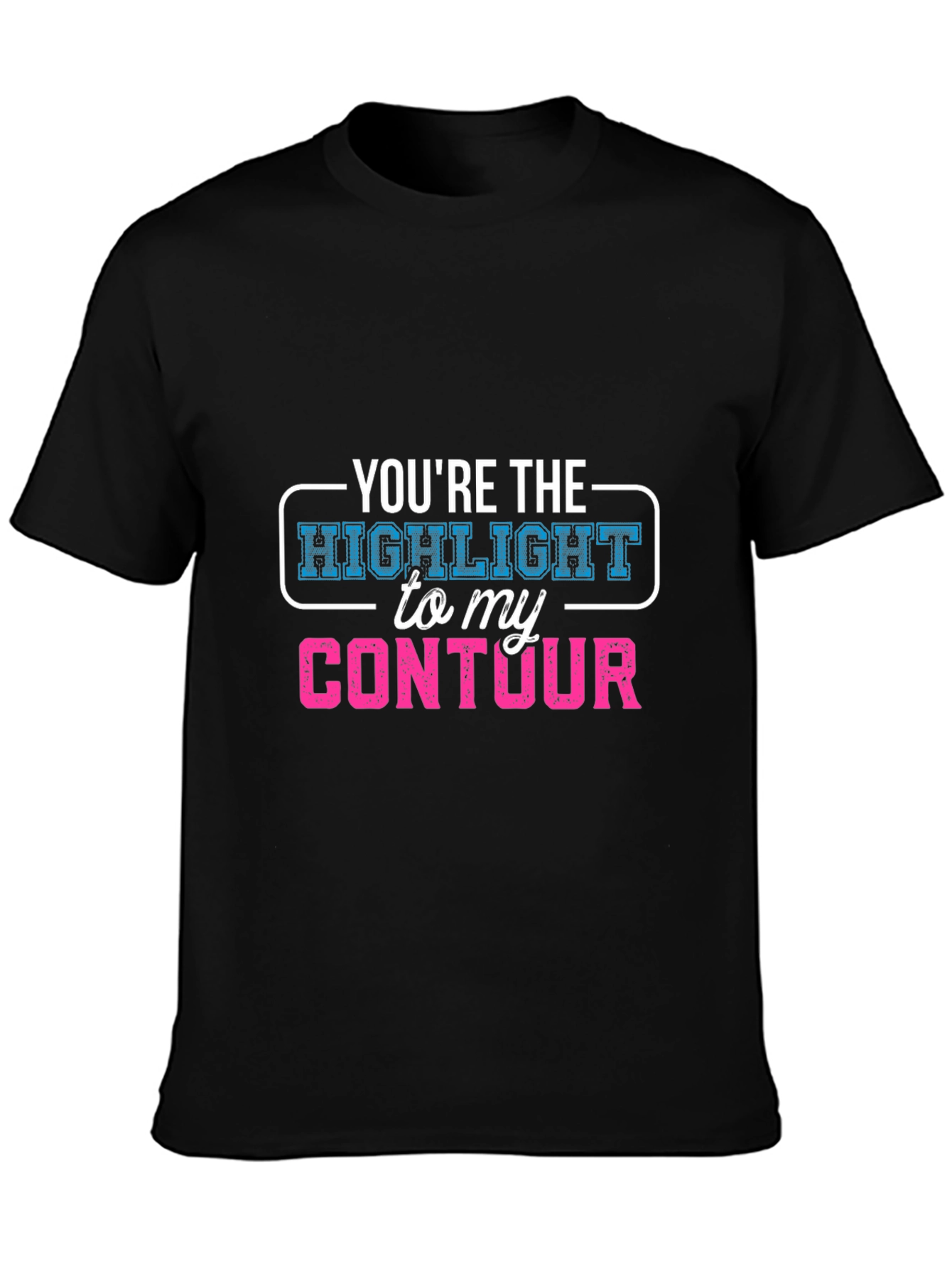 Highlight to My Contour Graphic T-Shirt
