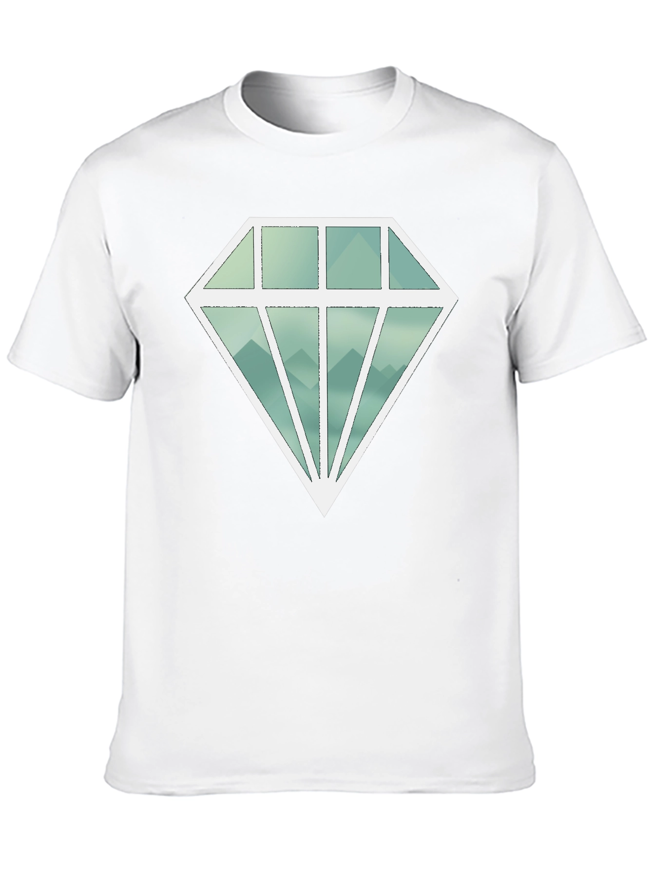 Diamond Mountains Graphic Tee - Black