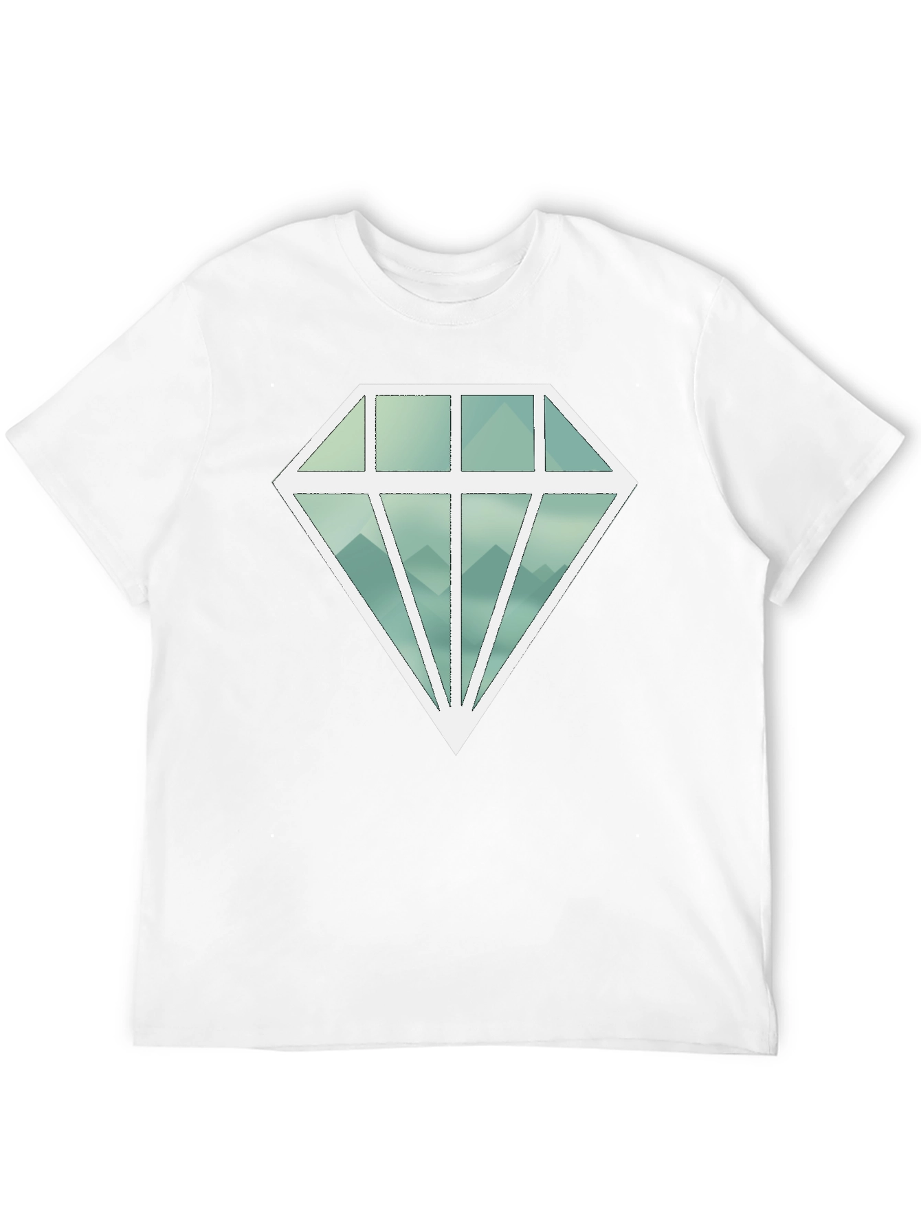 Diamond Mountains Graphic Tee - Black