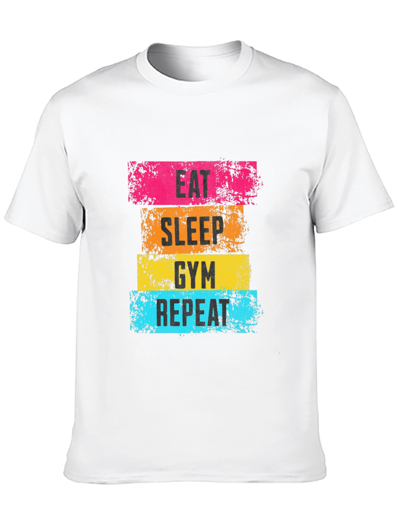 Eat Sleep Gym Repeat Graphic Tee