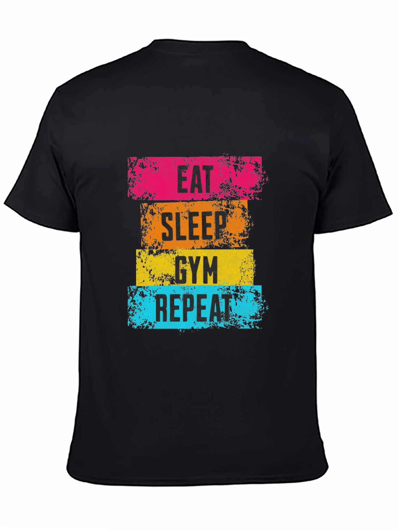 Eat Sleep Gym Repeat Graphic Tee