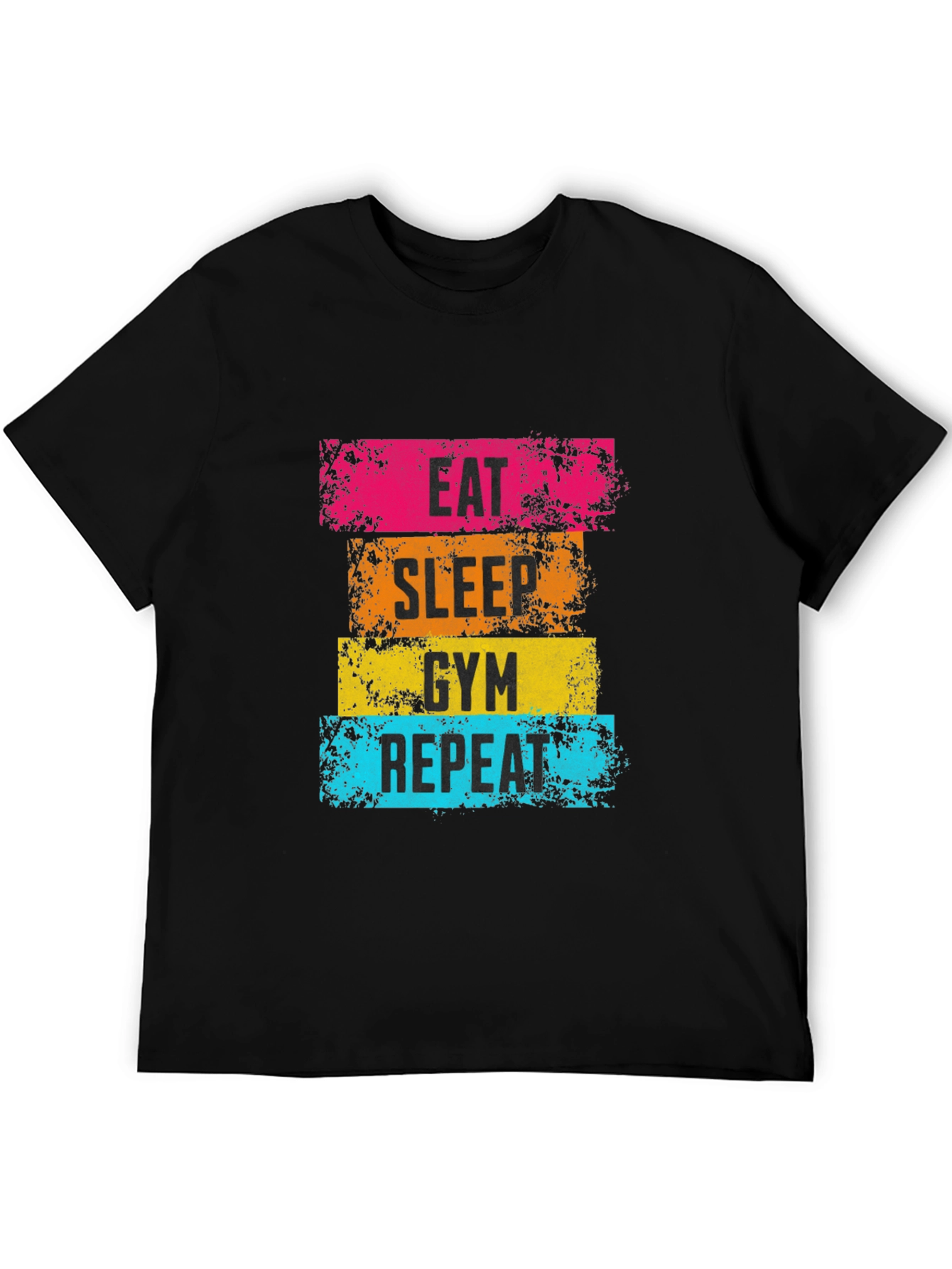 Eat Sleep Gym Repeat Graphic Tee