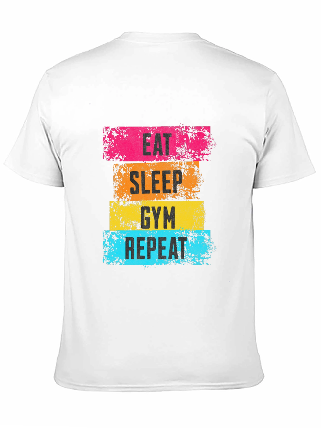 Eat Sleep Gym Repeat Graphic Tee