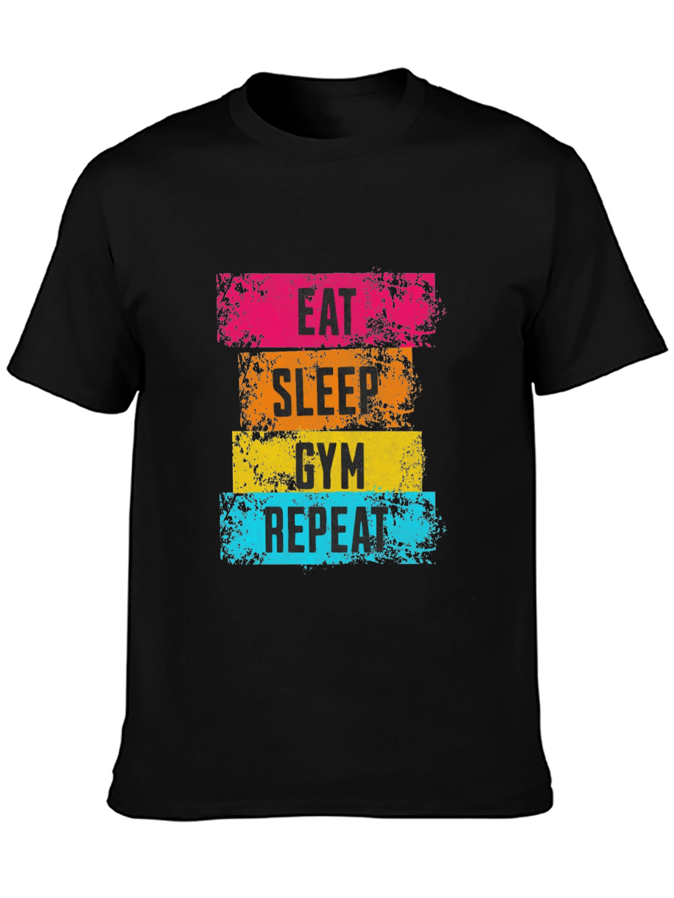 Eat Sleep Gym Repeat Graphic Tee