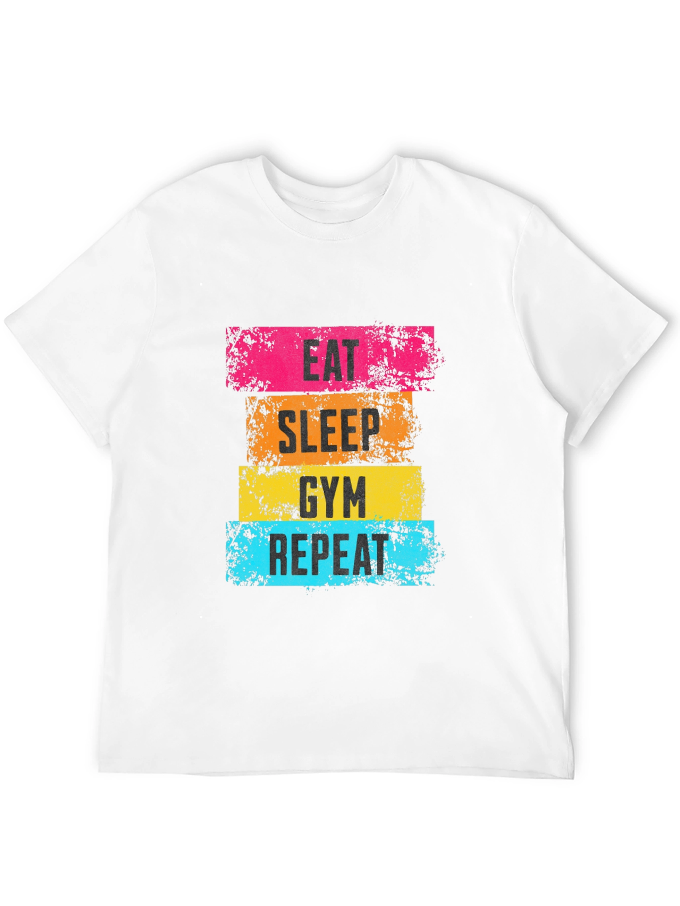 Eat Sleep Gym Repeat Graphic Tee