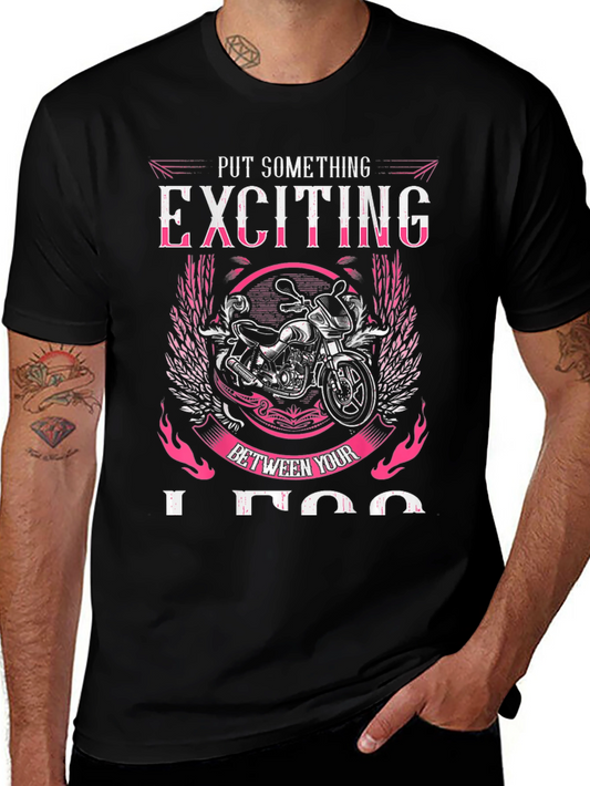 Exciting Motorcycle Graphic Tee - Ride in Style!